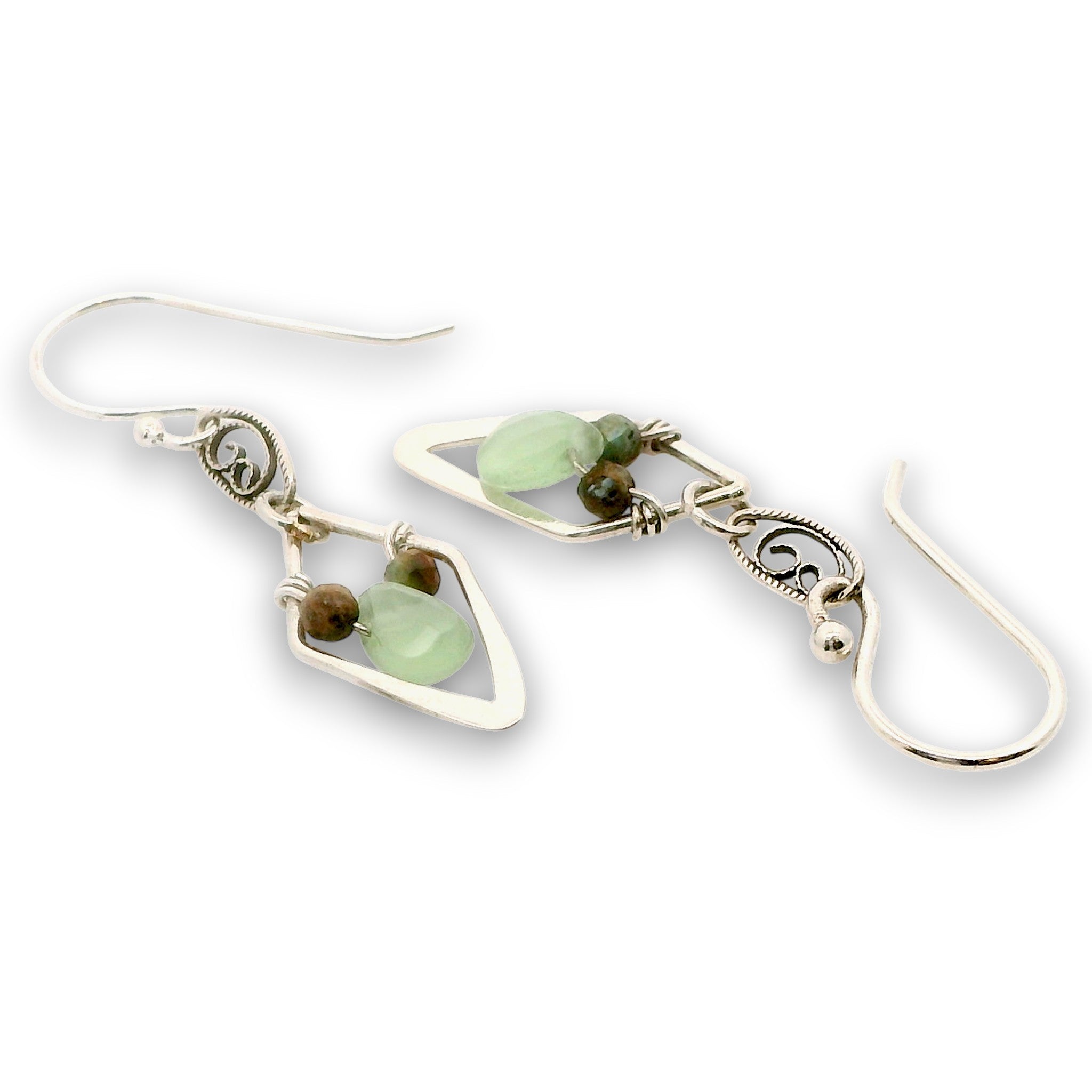Tiny Climate Jade Earrings E85007 - Art by any Means Jewelryproduct_