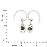 Tiny Smokin' Charm Hoop Earrings - Art by any Means Jewelryproduct_