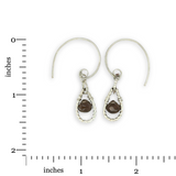 Tiny Smokin' Charm Hoop Earrings