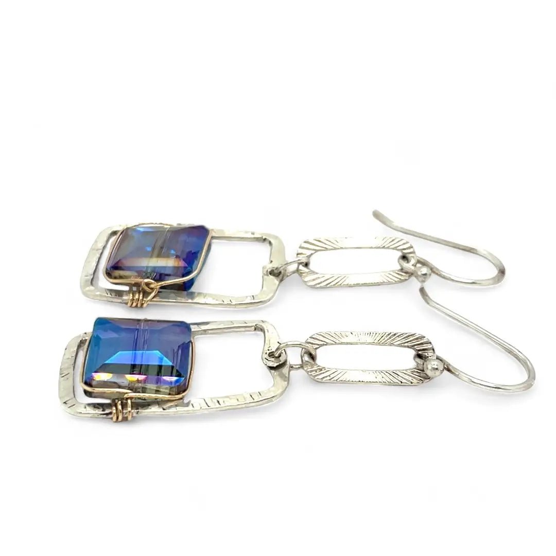 Tiny Tile Crystal Earrings E83451 - Art by any Means Jewelryproduct_