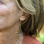 Topographical Drop Earrings - Art by any Means Jewelry#product_