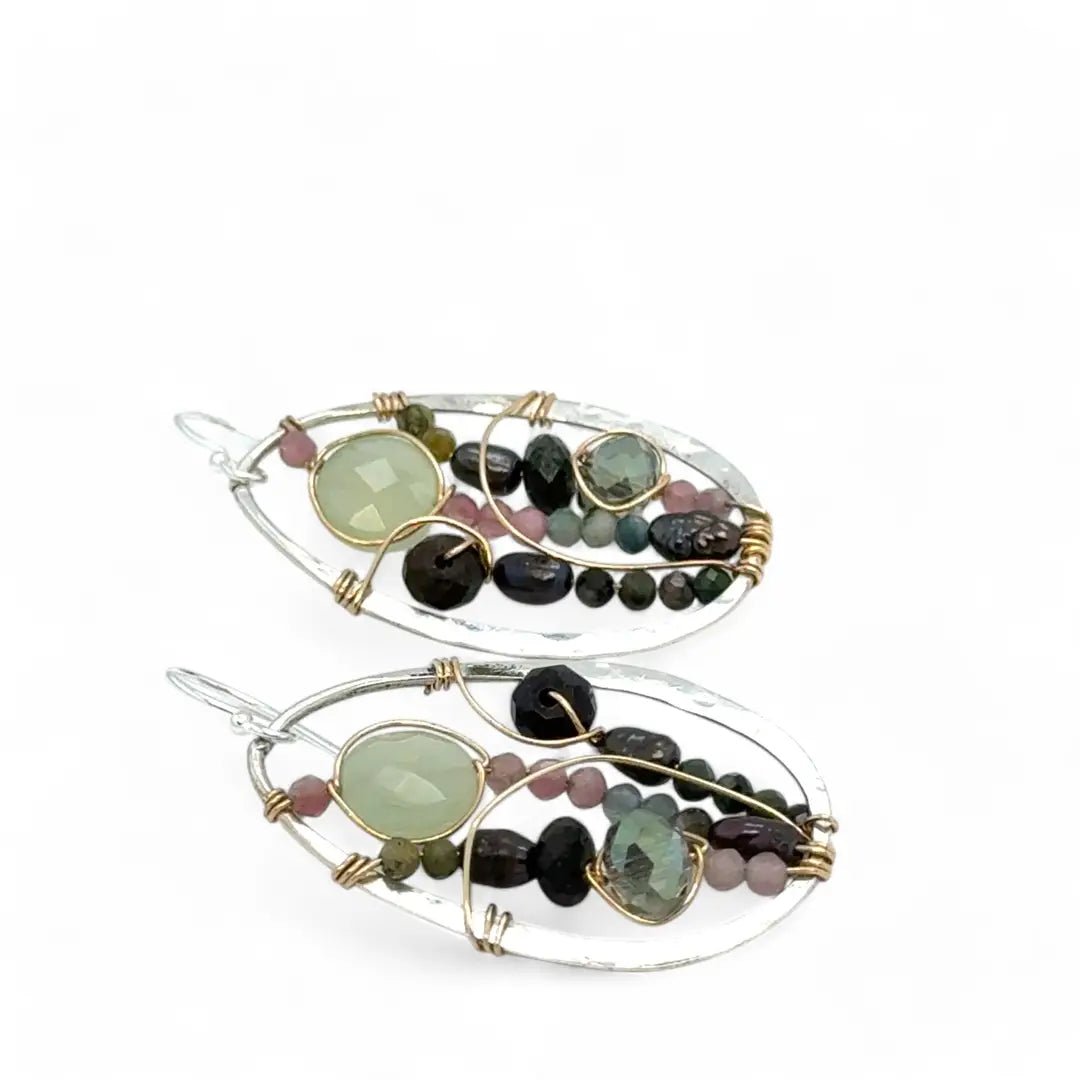 Tourmaline Garden Earrings E83298 - Art by any Means Jewelryproduct_