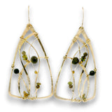 Tourmaline Garden Earrings - Art by any Means Jewelryproduct_