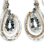 Tourmaline Quartz Basket Earrings - Art by any Means Jewelryproduct_