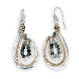 Tourmaline Quartz Basket Earrings - Art by any Means Jewelryproduct_