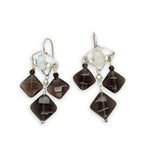 Tree Bark Smokey Quartz Earrings E83502 - Art by any Means Jewelryproduct_