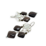 Tree Bark Smokey Quartz Earrings E83502 - Art by any Means Jewelryproduct_