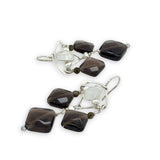 Tree Bark Smokey Quartz Earrings E83502 - Art by any Means Jewelryproduct_