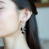 Tree Bark Smokey Quartz Earrings E83502 - Art by any Means Jewelryproduct_