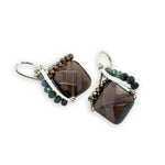 Tree Bark Smokey Quartz Mini Earring E83501 - Art by any Means Jewelryproduct_