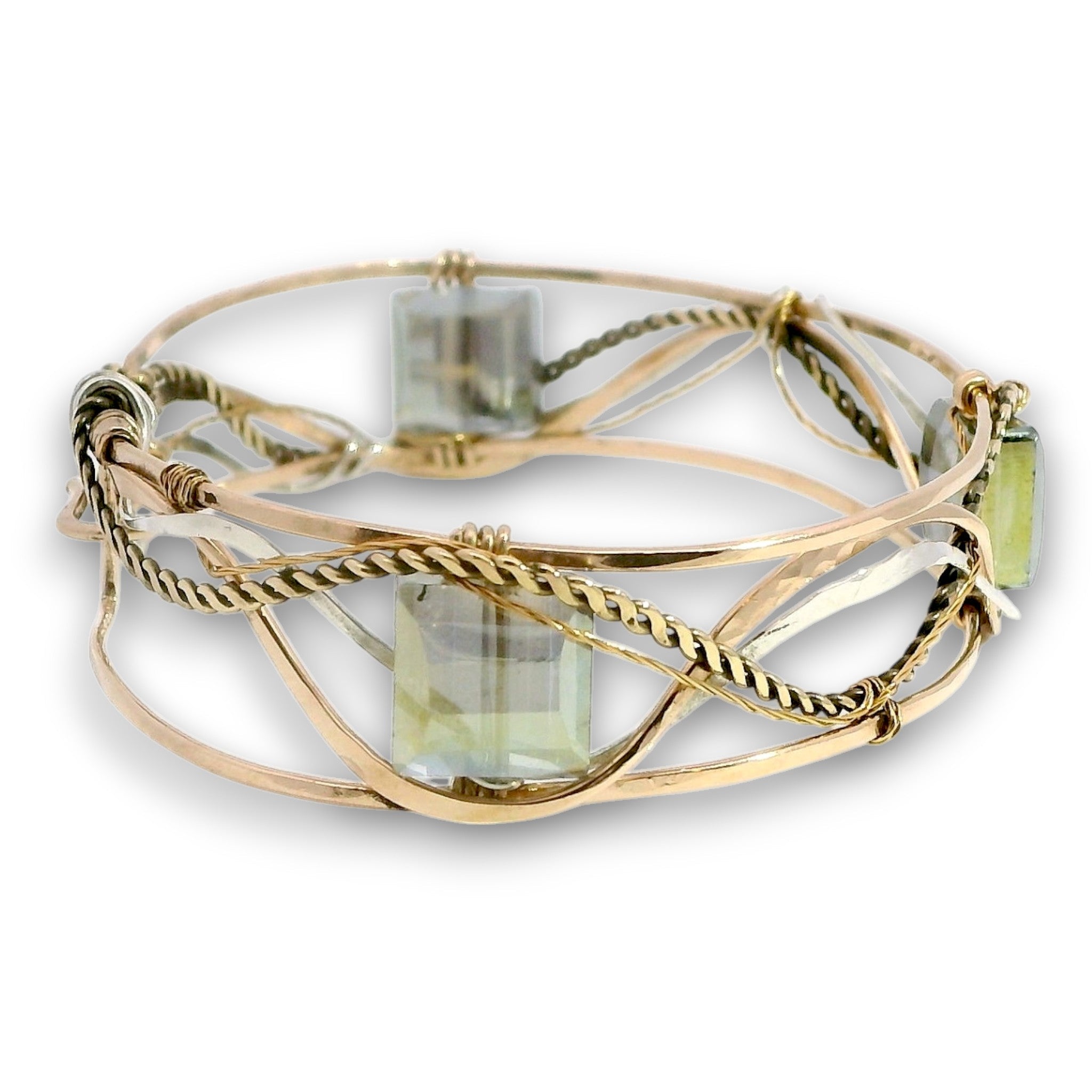 Trifecta Crystal Cuff Bracelet - Art by any Means Jewelryproduct_