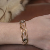Trifecta Crystal Cuff Bracelet - Art by any Means Jewelryproduct_