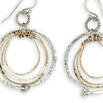 Triple Ring Earrings - Art by any Means Jewelryproduct_