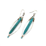 Turquoise Stalactite Earrings - Art by any Means Jewelryproduct_