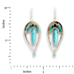 Turquoise Stalagmite Earrings - Art by any Means Jewelryproduct_