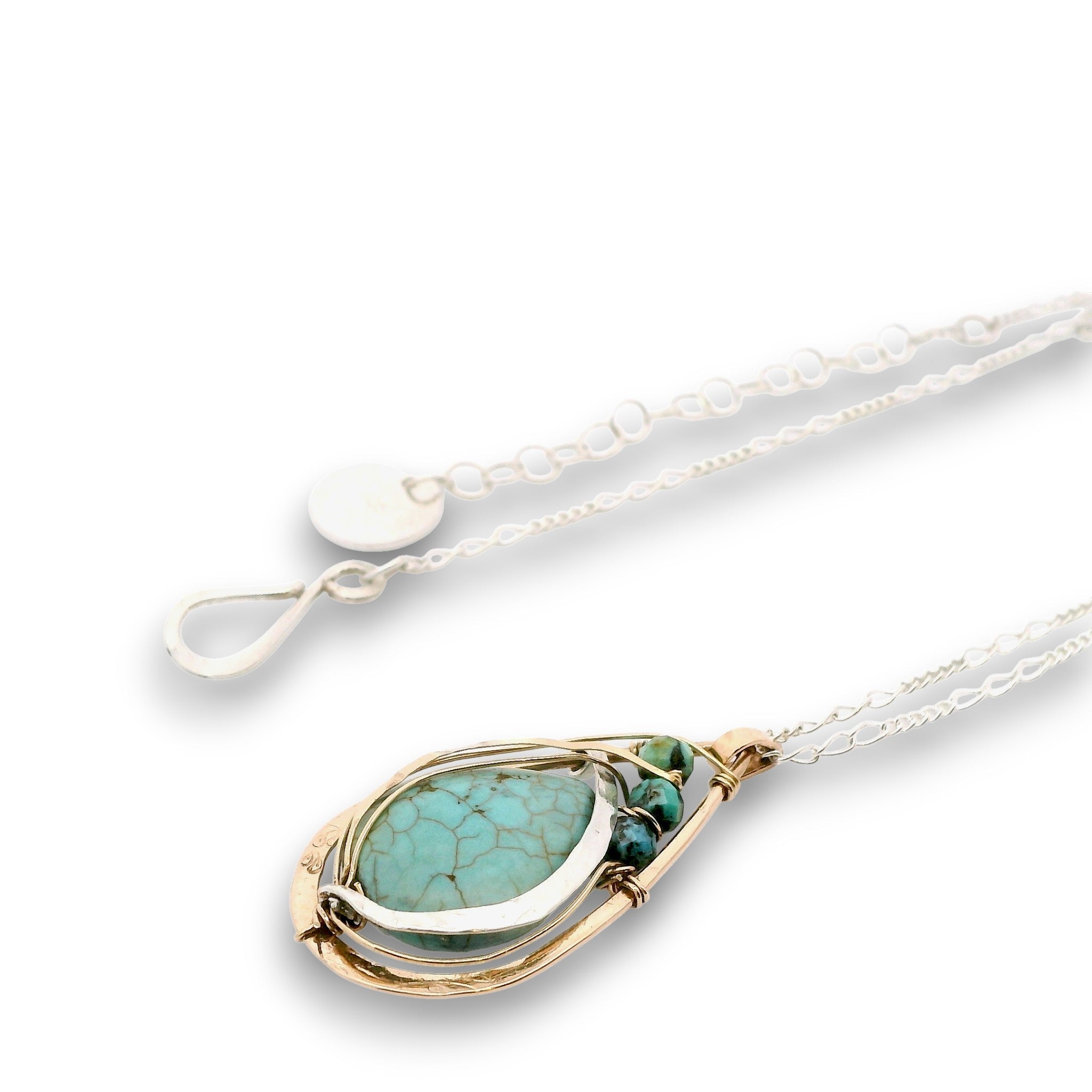 Turquoise Stalagmite Necklace 85015N - Art by any Means Jewelryproduct_