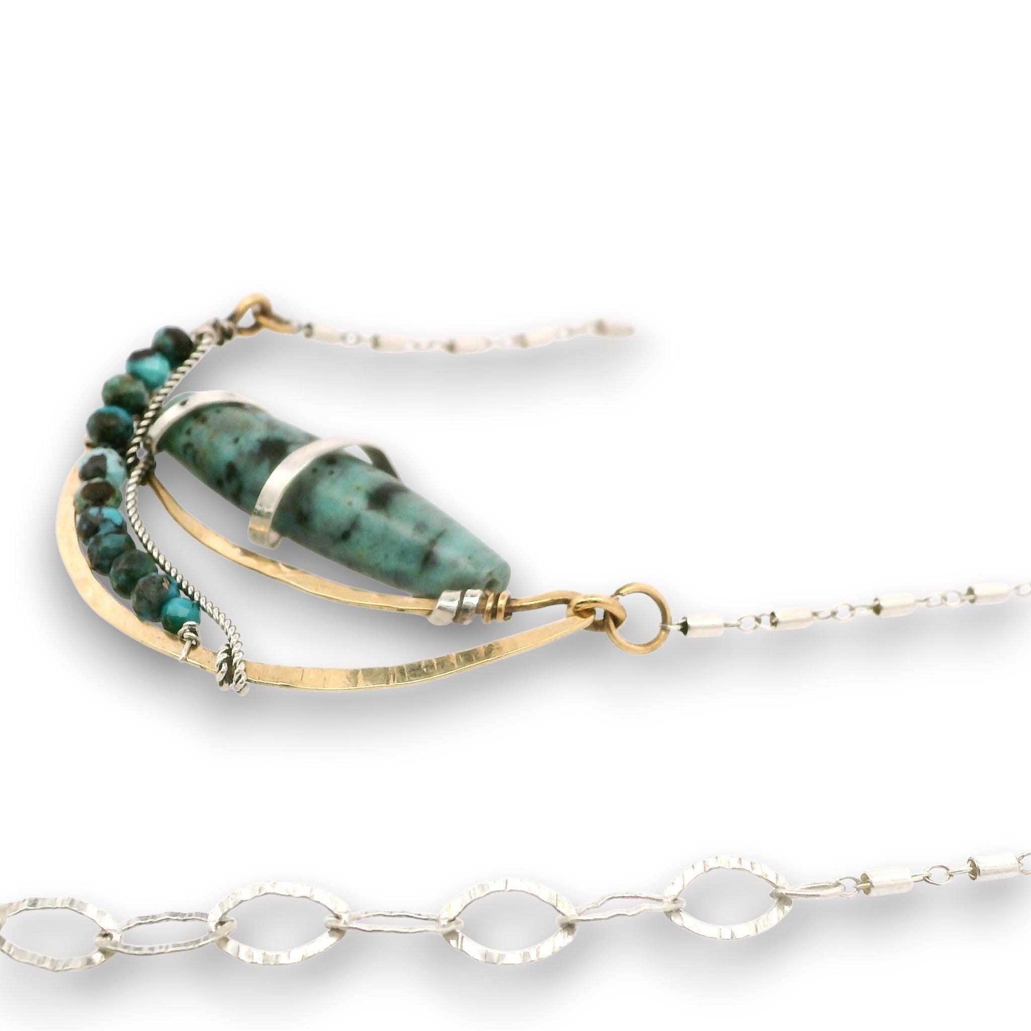 Turquoise Trajectory Necklace 82220N - Art by any Means Jewelryproduct_