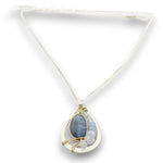 Washed Denim Kyanite Necklace 85000N - Art by any Means Jewelryproduct_