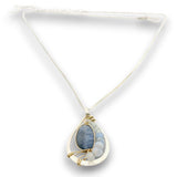 Washed Denim Kyanite Necklace 85000N - Art by any Means Jewelryproduct_