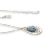 Washed Denim Kyanite Necklace 85000N - Art by any Means Jewelryproduct_