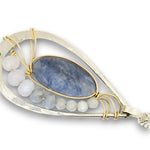 Washed Denim Kyanite Necklace 85000N - Art by any Means Jewelryproduct_