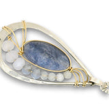 Washed Denim Kyanite Necklace 85000N - Art by any Means Jewelryproduct_