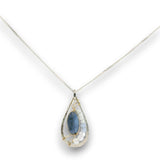 Washed Denim Kyanite Necklace 85000N - Art by any Means Jewelryproduct_