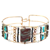 Wild West Wide Jasper Cuff Bracelet - Art by any Means Jewelryproduct_
