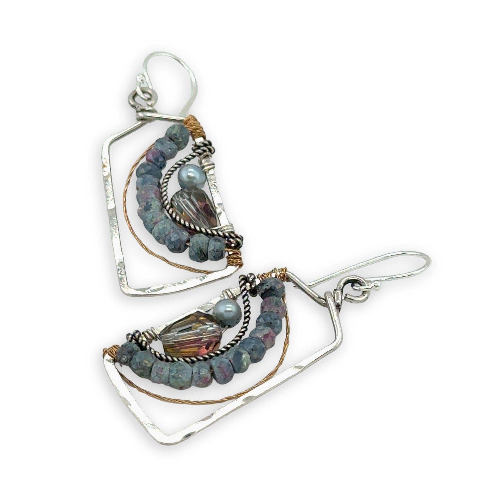 Window Blue Zoisite Earrings - Art by any Means Jewelryproduct_