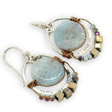 Wishing Coin Aquamarine Earrings - Art by any Means Jewelryproduct_