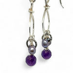Wisteria Amethyst Earrings E83286 - Art by any Means Jewelryproduct_