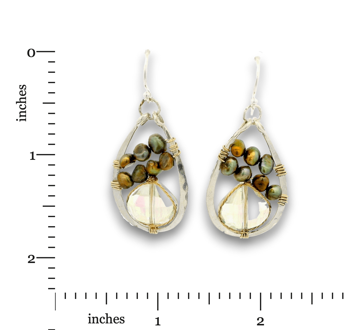 Yellow Aura Drop Earrings - Art by any Means Jewelryproduct_
