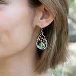 Yellow Aura Drop Earrings - Art by any Means Jewelry#product_