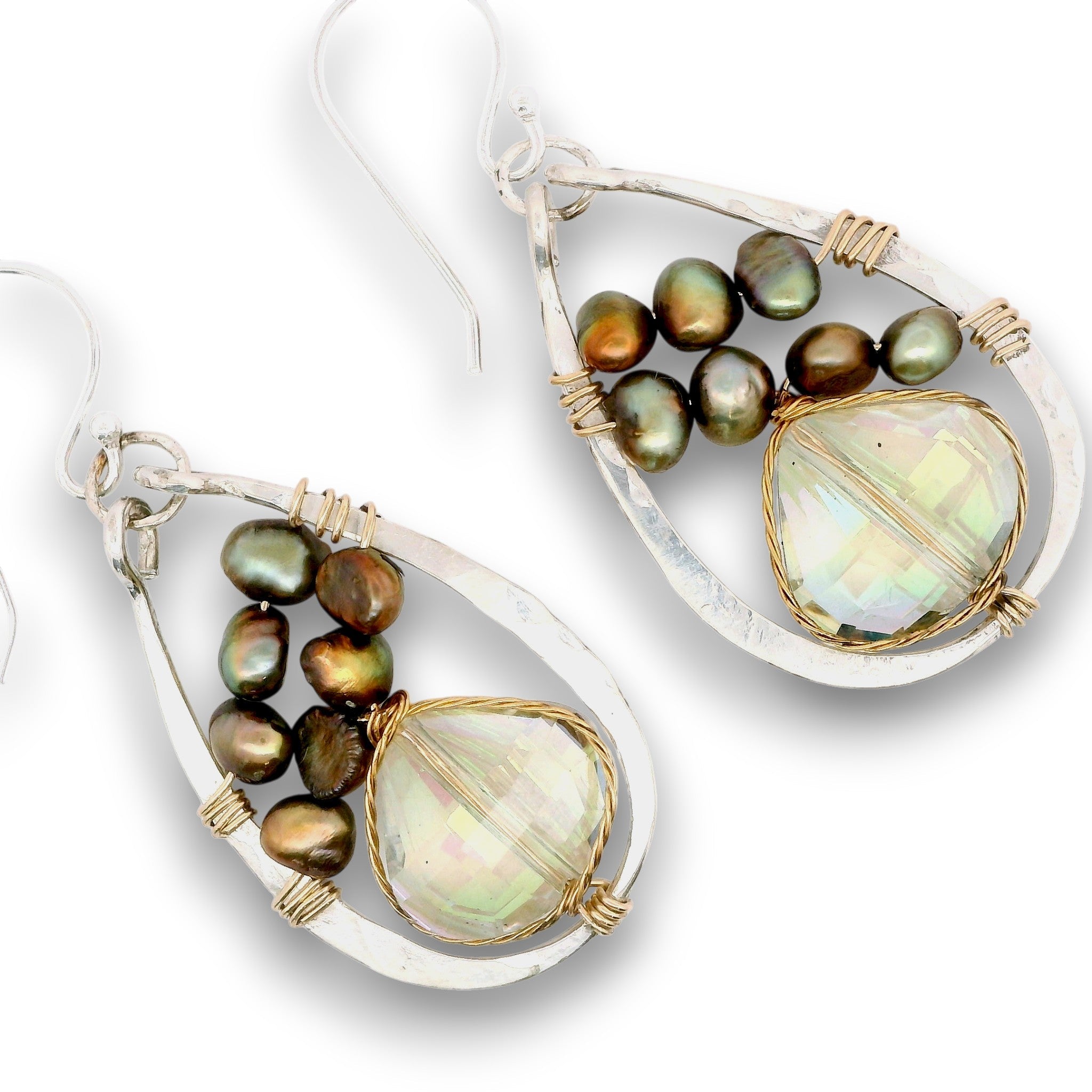 Yellow Aura Drop Earrings - Art by any Means Jewelryproduct_