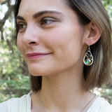 Yellow Aura Drop Earrings - Art by any Means Jewelry#product_
