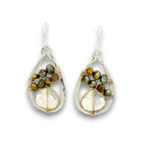 Yellow Aura Drop Earrings - Art by any Means Jewelryproduct_