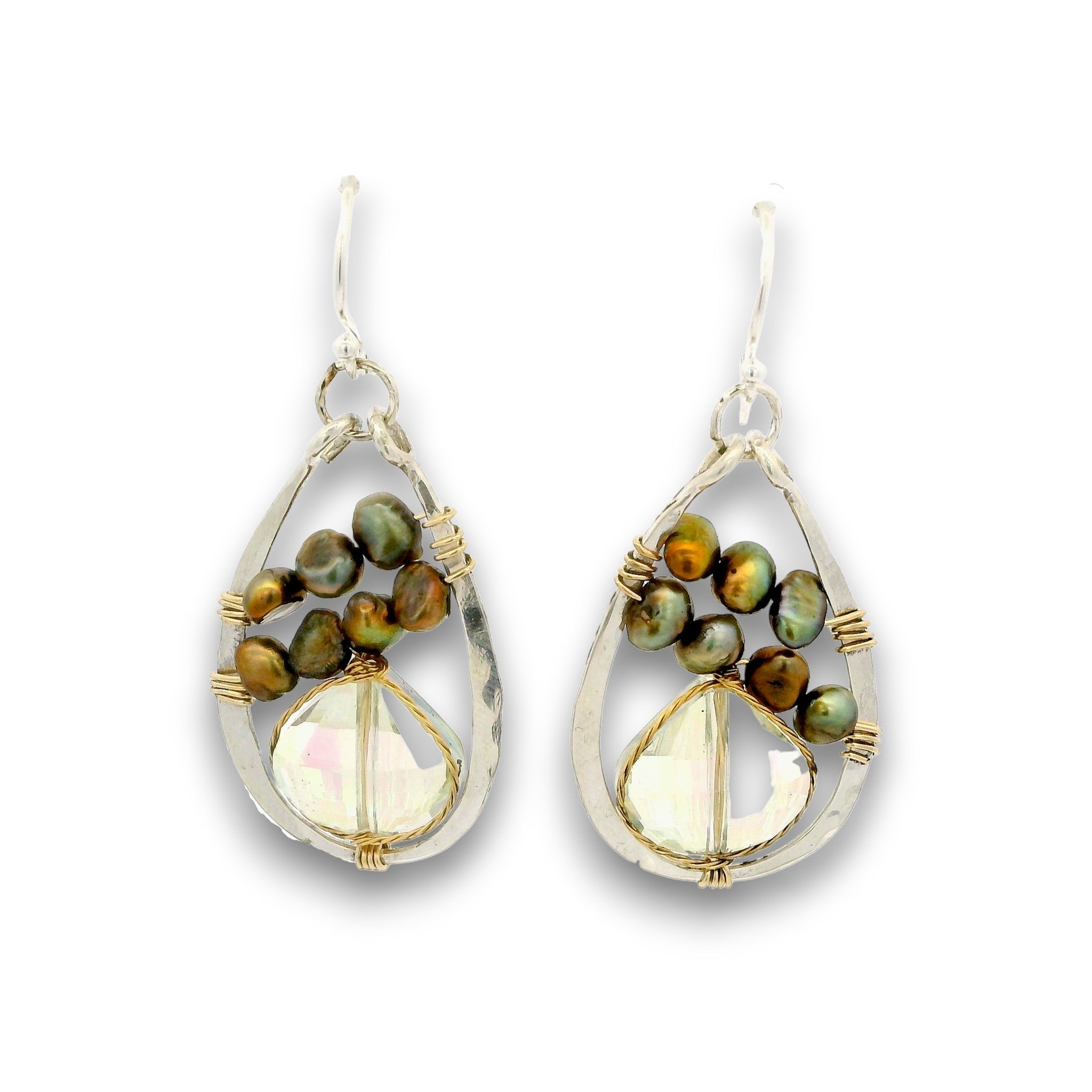 Yellow Aura Drop Earrings - Art by any Means Jewelryproduct_