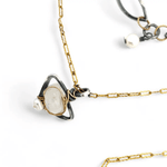 Yin & Yang Moonstone Necklace 83040N - Art by any Means Jewelryproduct_