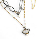 Yin & Yang Moonstone Necklace 83040N - Art by any Means Jewelryproduct_