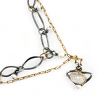 Yin & Yang Moonstone Necklace 83040N - Art by any Means Jewelryproduct_