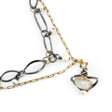 Yin & Yang Moonstone Necklace 83040N - Art by any Means Jewelryproduct_