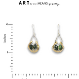 Zoisite Space Rock Mini Earrings