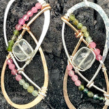 Rainbow Tourmaline Earrings