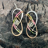 Rainbow Tourmaline Earrings