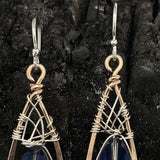 Oblong Crystal Earrings