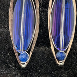 Oblong Crystal Earrings