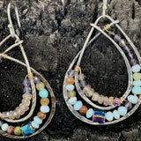 Sand and Sea Wave Earrings