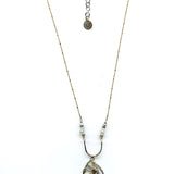 Fresh Water Tile Necklace