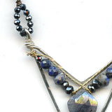 Sapphire Crux Necklace