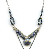Sapphire Crux Necklace